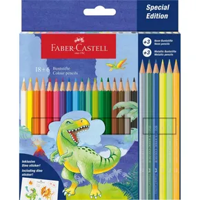 Pastelky Faber-Castell Dinosaurus 24 farieb